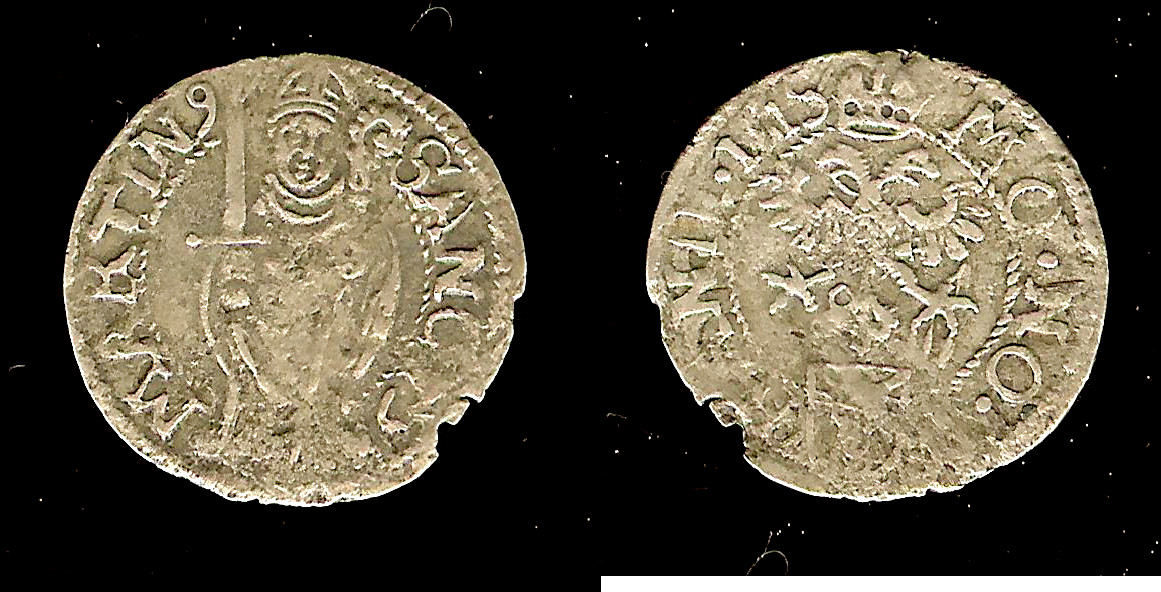 Pays-Bas  St Martin 6 shillings 1615 TTB